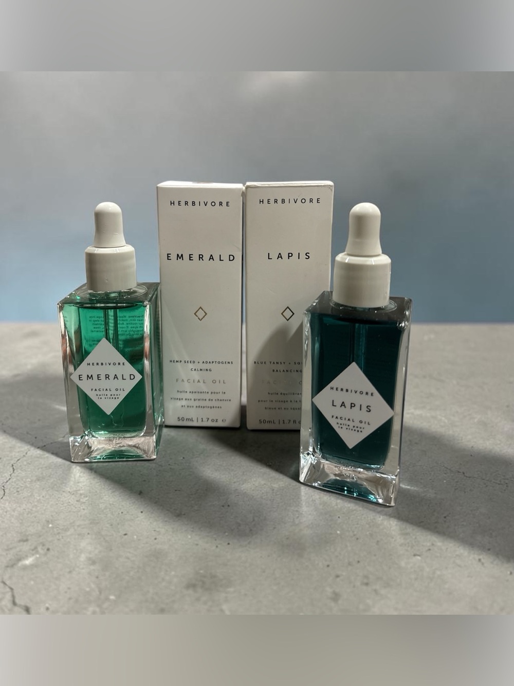 HERBIVORE LAPIS and EMERALD FACIAL OIL